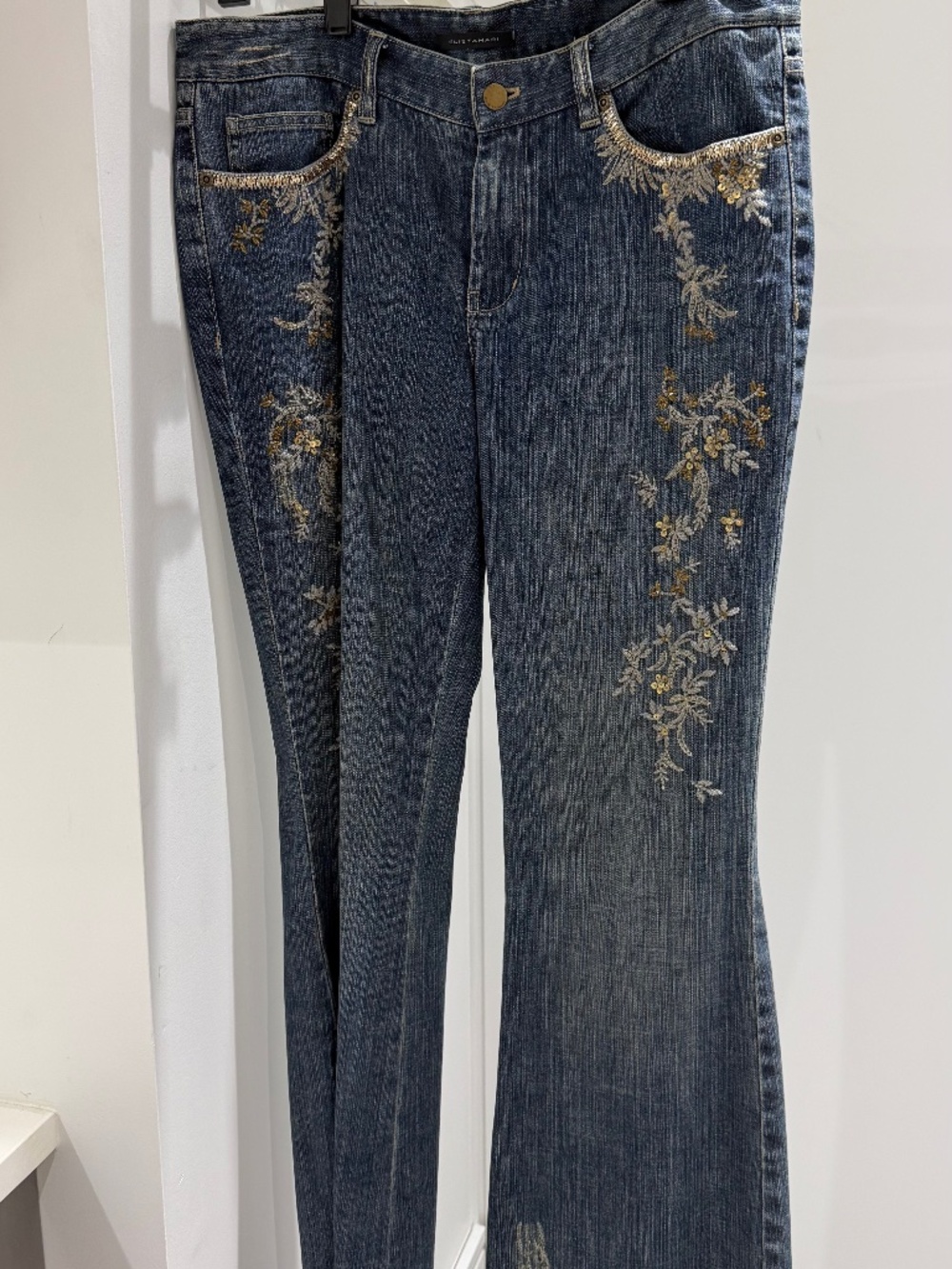 Elie Tahari vintage embellished Jeans